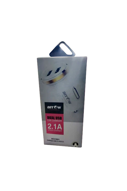 Arrow Car Charger Acc 001 Dual USB 2.1A Micro