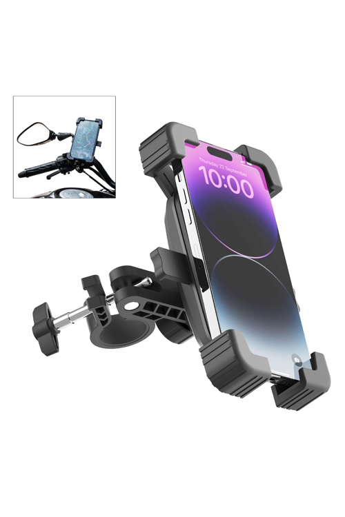 Ambrane Bike Mobile Holder Moto Grip Black