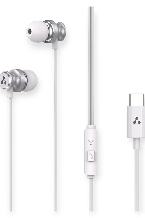 Ambrane Earphone Beatz T03 White
