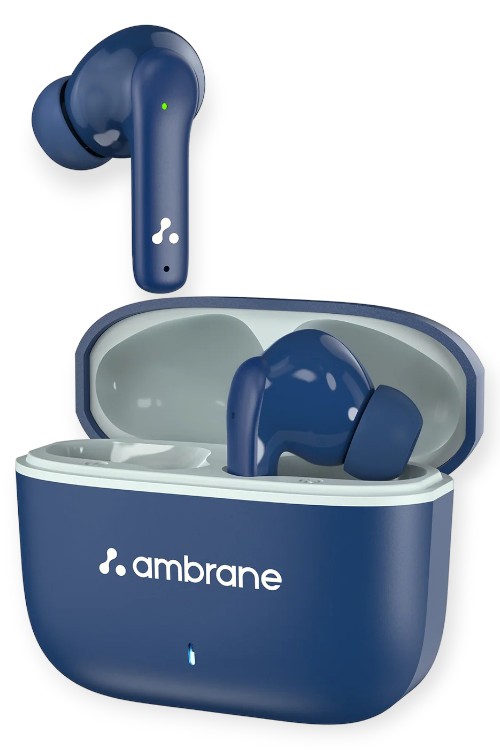 Ambrane Heatset Dots Zen Blue