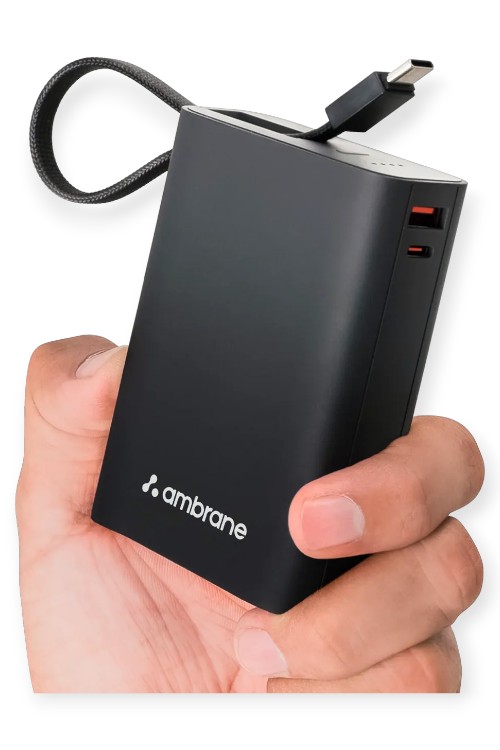 Ambrane Power Bank Mini Charger 20 20K