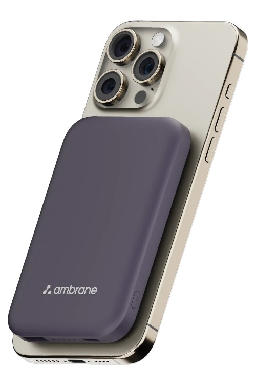 Ambrane Powerbank Aerosync Pb5S 5000Mah Purble