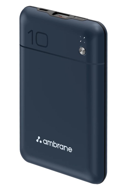 Ambrane Powerbank Pocketchatge 10K Mah Bl