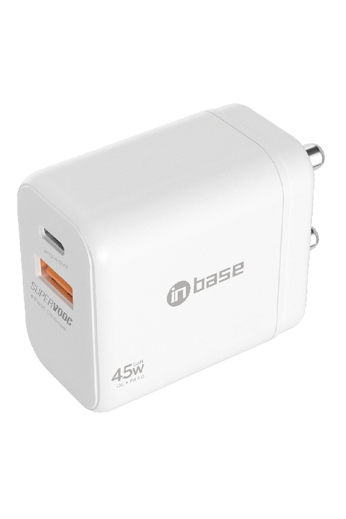 Inbase Fast Charger 45W Ether Psv452 With Type C Supervooc Cable