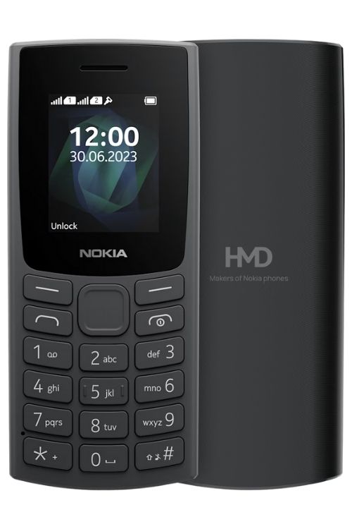 Nokia 105 SS (2023 New)_Wc - Charcoal