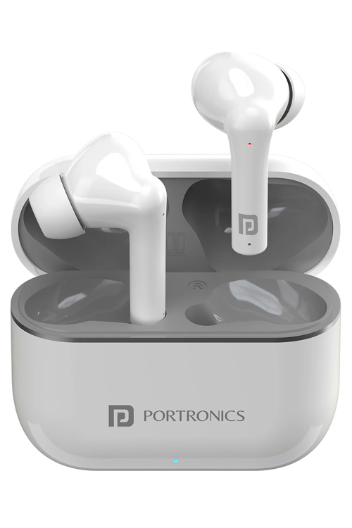 Portronics Harmonics Twins S6 EarBuds White Por-1906