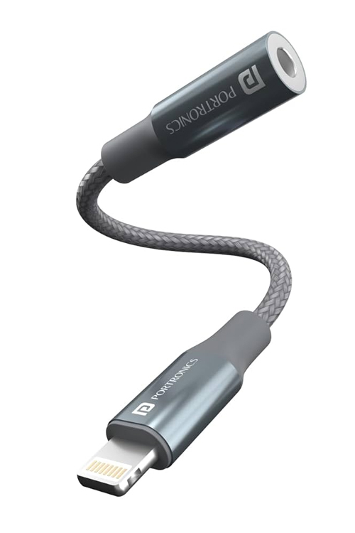 Portronics Ikonnectl Auxto 8 Pin Conn-Py