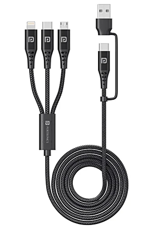 Portronics Konnect 3 In 1 Cable - Por 1685