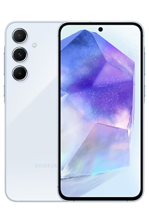 Samsung A55 5G Light Blue Smart Phone