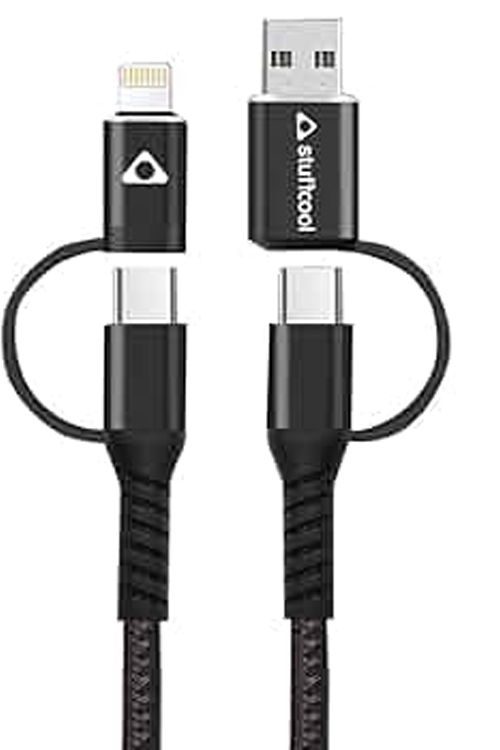 Stuffcool 65W C To A Pet Braided Cable