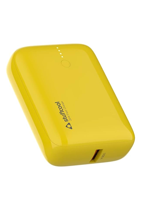 Stuffcool Palm Powerbank 10000Mah - Yellow