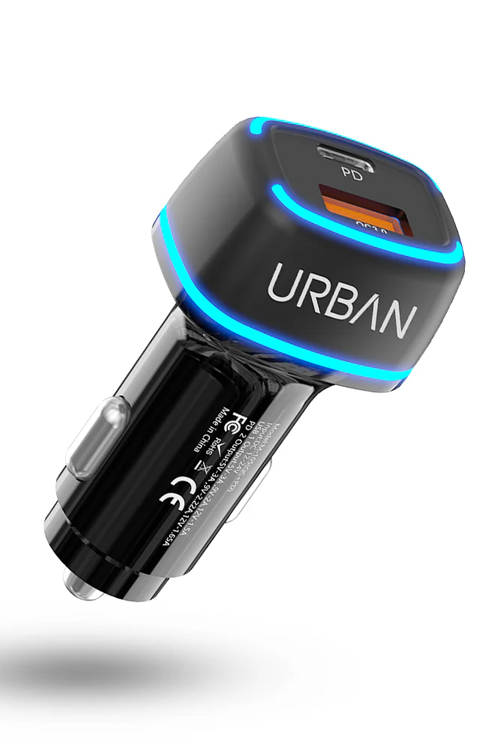 Urban Sprint 38W Pd+Qc Run Car Charger - Py
