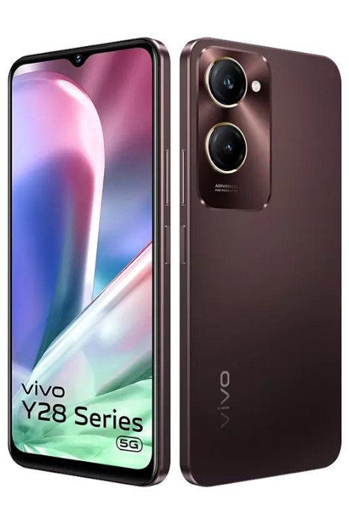 Vivo Y28S 5G Vintage Red Smart Phone