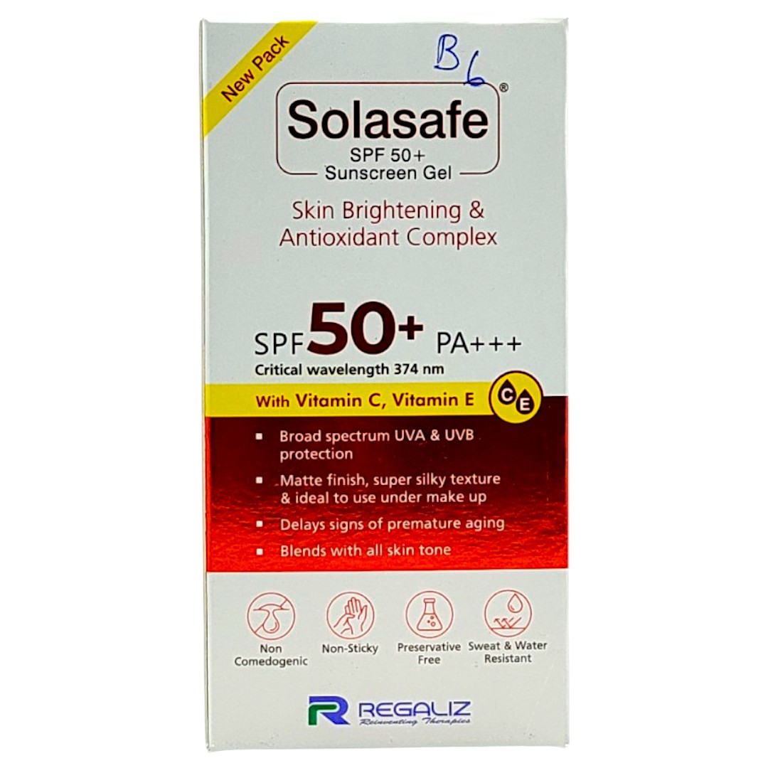Solasafe SPF 50+ Sunscreen Gel