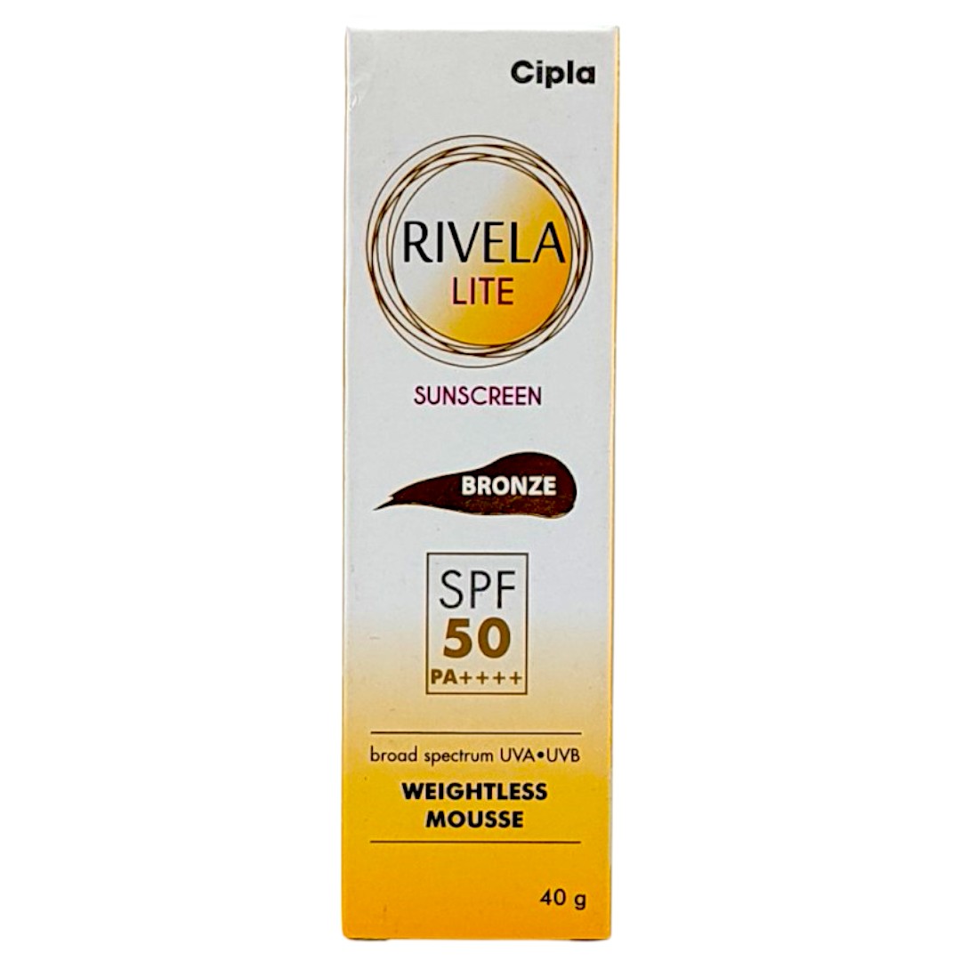 Rivela Lite Bronze Sunscreen SPF 50 Cream