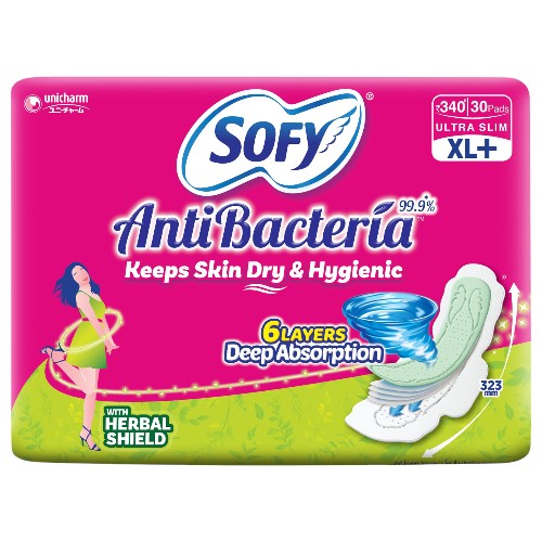 Sofy Anti Bacterial Sanitary Napkin Xl