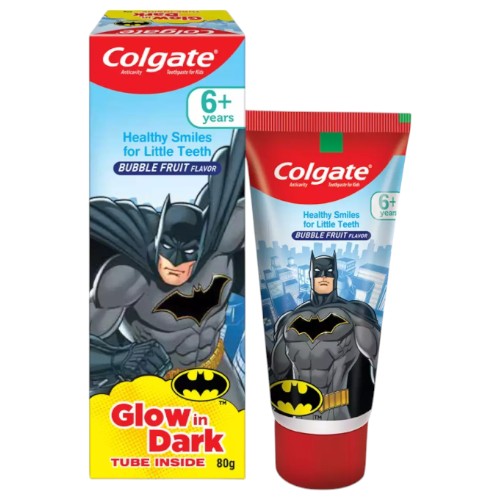 Colgate Batman 6 + Years Bubble Fruit Paste 80Gm
