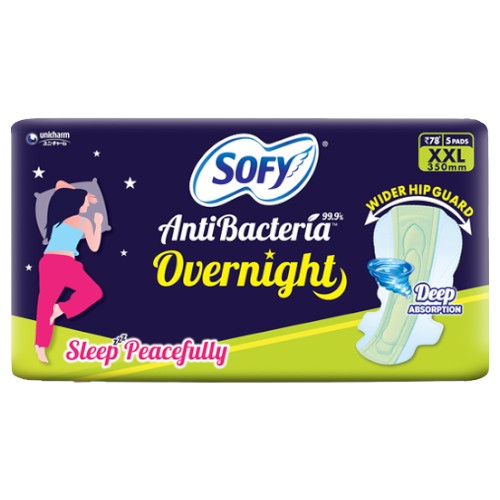 Sofy Anitbacteria Overnight Xxl Sanitary