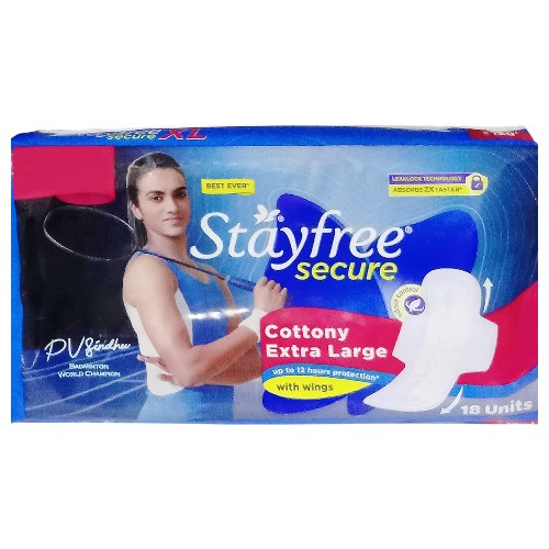 Stayfree Secure Cottony Popup Pads