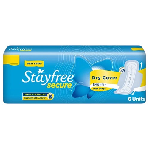 Stayfree Secure Dry Wings Popup Pads