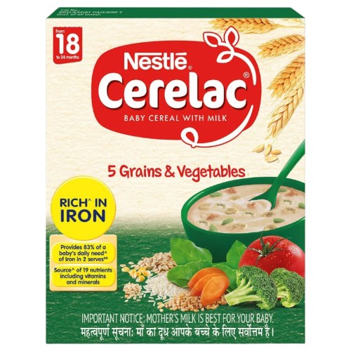 Cerelac Stgs 5 Grains&Veg