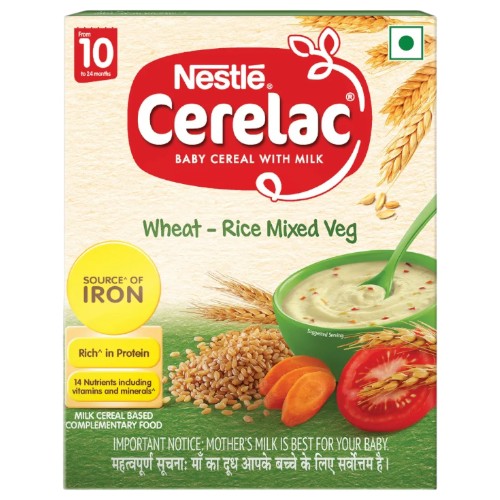 Cerelac Stage 3 Wheat & Rice Mixed Veg